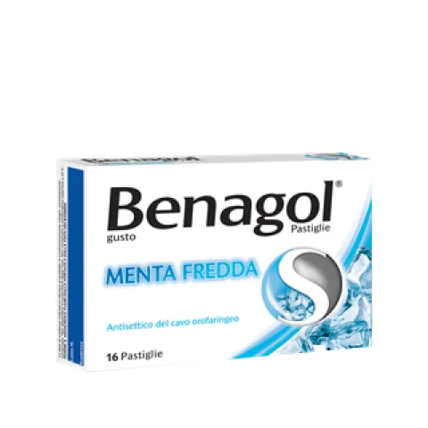 Benagol Pastiglie gusto Menta Fredda 16 Pastiglie