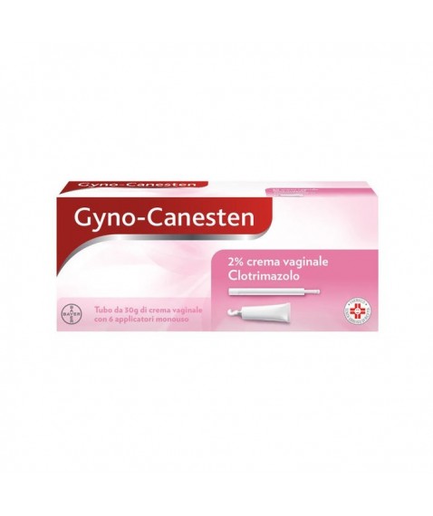 Gynocanesten Crema Vaginale 2% 30g + 6 applicatori Trattamento di vulvovaginiti sostenute da candida