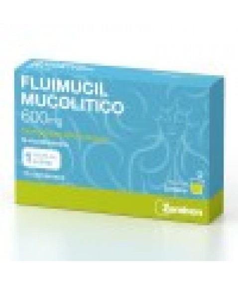 Fluimucil Mucolitico 10 Compresse Effervescenti 600mg