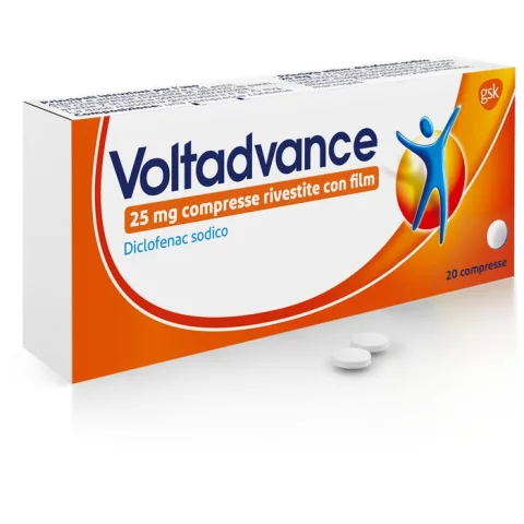 Voltadvance 20 Compresse Rivestite 25 mg Voltadvance 20 Compresse Rivestite 25 mg