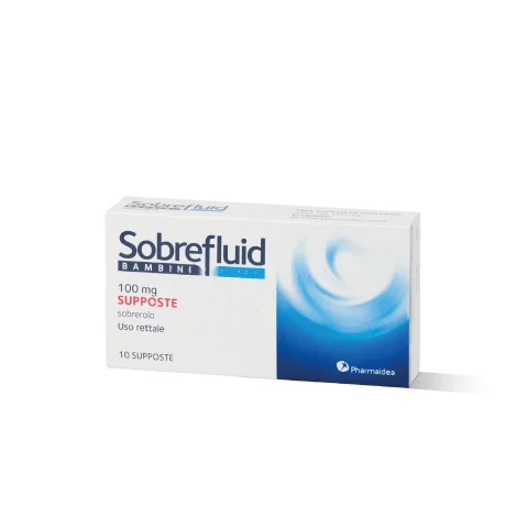 Sobrefluid Supposte Bambini 10 Supposte 100 mg