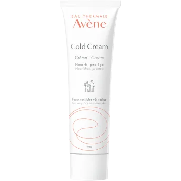 Av&egrave;ne Eau Thermale Cold Cream 100 ml - Crema per Pelli Sensibili Secche e Molto Secche