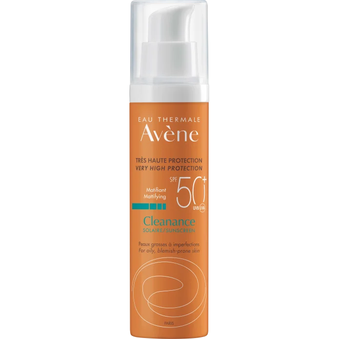 Avène Eau Thermale Cleanance solare SPF 50+ 50 ml - Protezione solare per pelli acneiche 