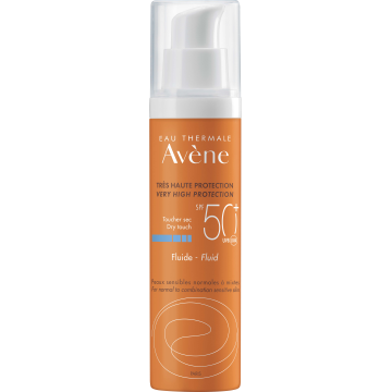 Avène Solare Fluido Viso SPF 50+ Protezione Molto Alta 50 ml