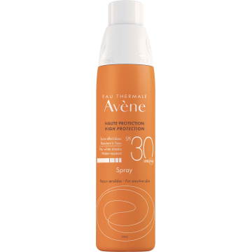 Avène Eau Thermale Sole Spray SPF 30 Protezione Alta Da 200ML - Protezione Solare Senza Profumo