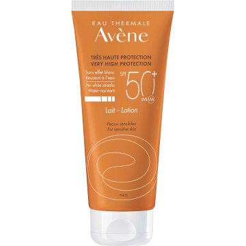 Avène Eau Thermale Latte Protezione Molto Alta SPF 50+ per Pelli Sensibili 100 ml