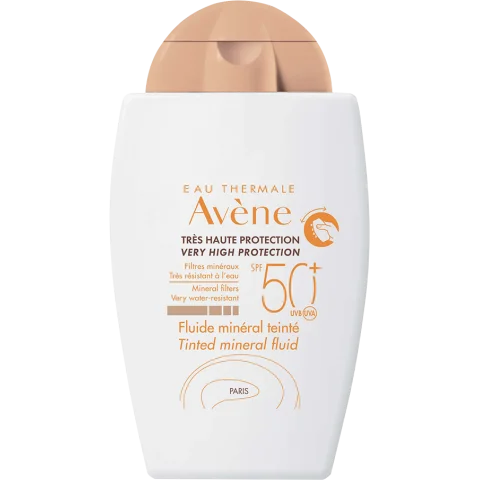 Avène Eau Thermale Solare Fluido Minerale Spf 50+  Colorato Protezione Molto Alta 40 ml