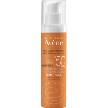 Avène Eau Thermale Solare Trattamento Anti-Age Colorato Spf 50+ Protezione Molto Alta 50ml