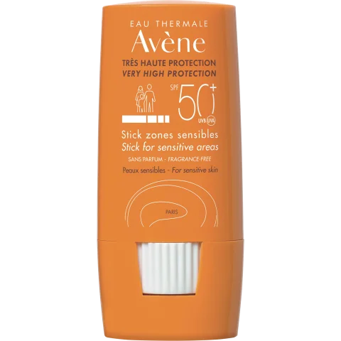 Av&egrave;ne Eau Thermale Solare SPF 50+ Stick Zone Sensibili Protezione Molto Alta 8g