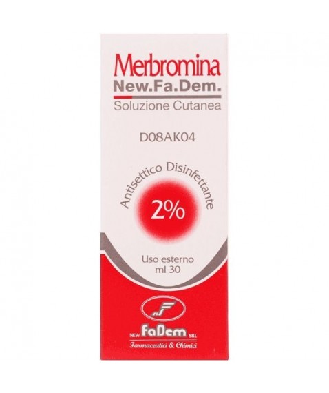 Merbromina New 2% Soluzione Cutanea 30ml