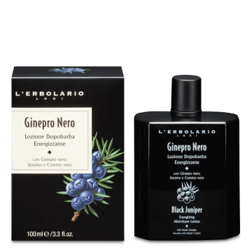 L'Erbolario Lozione Dopobarba Energizzante Ginepro Nero 100ml