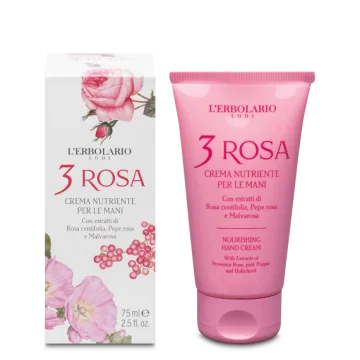 L'Erbolario Crema Nutriente per le Mani 3 Rosa 75ml