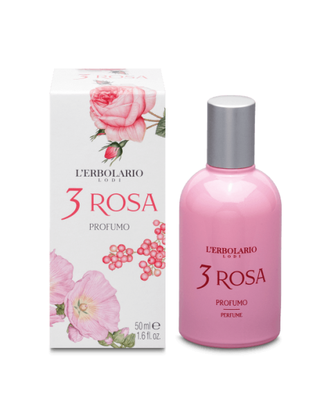 L'Erbolario Profumo 3 Rosa 50ml