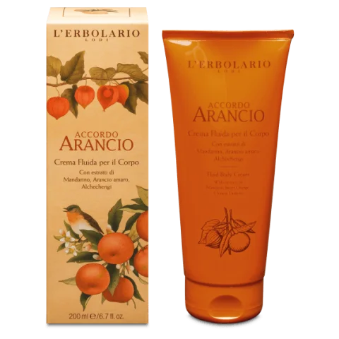 L'Erbolario Crema Fluida per il Corpo Accordo Arancio 200ml