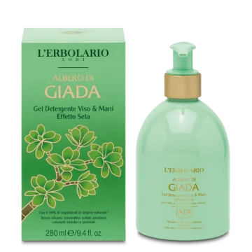 L'Erbolario Gel Detergente Viso & Mani Albero di Giada 280ml