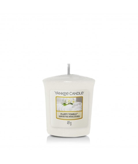 Yankee Candle candela formato votiva Fluffy Towels