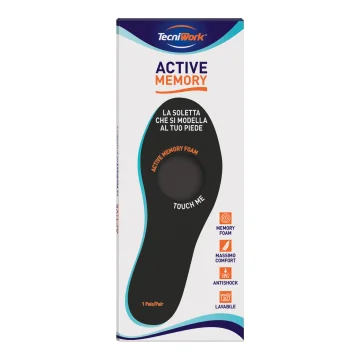 Tecniwork Solette con memory foam Active Memory 1 paio misura 38