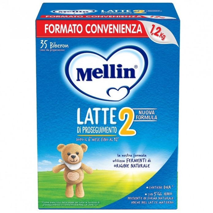 Mellin 2 Latte in Polvere 1200g