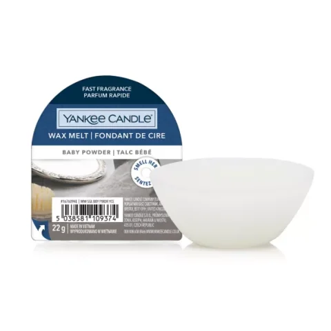 Yankee Candle tart di cera da fondere Baby Powder