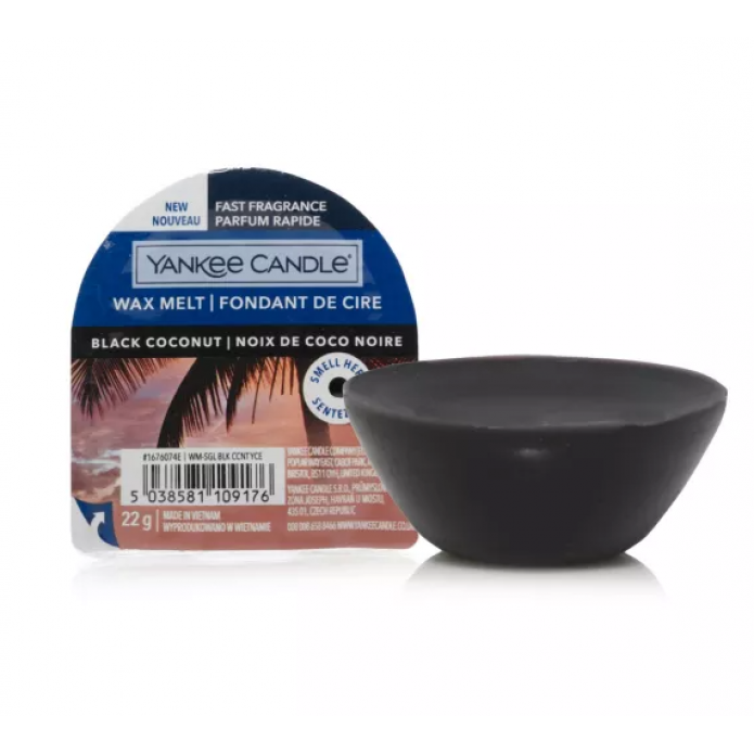 Yankee Candle tart di cera da fondere Black Coconut