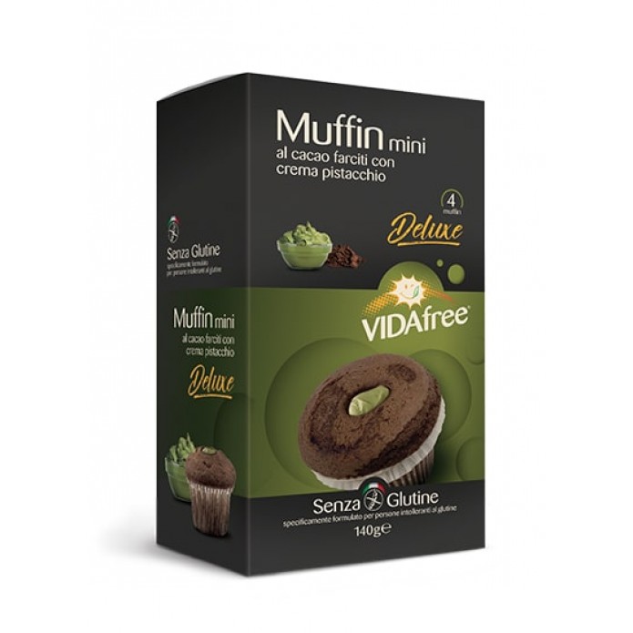VIDAFREE Mini Muffin Pistacchio 4x35 g
