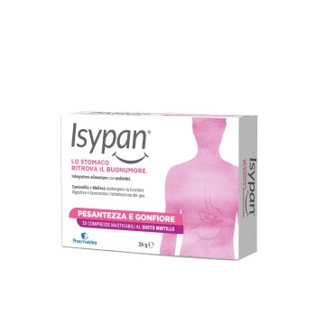Isypan Pesantezza e Gonfiore 20 Compresse Masticabili