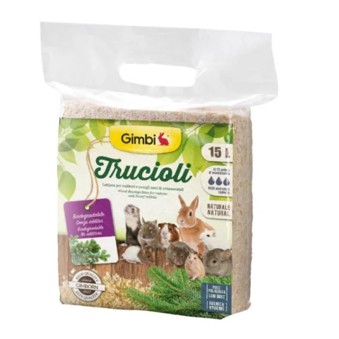 GIMBORN GIMBI LETTIERA RODITORI TRUCIOLI 15LT