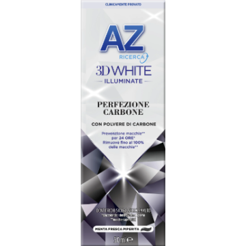 AZ DENTIFRICIO 3D WHITE ILLUMINATE PERFEZIONE CARBONE