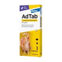 Adtab Antiparassitario per Gatti 0,5-2kg - 3 compresse da 12 mg