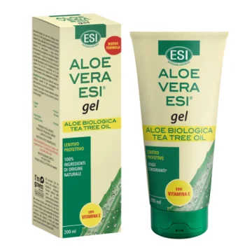 Esi Aloe Vera Gel con Vitamina E e Tea Tree Oil Lenitivo e Protettivo 200 ml
