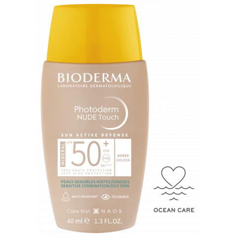 BIODERMA Photoderm NUDE Touch MINERAL SPF50+ Teinte Dor&eacute;e