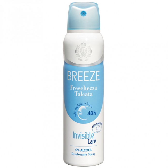 BREEZE Freschezza Talcata Dedorante Spray 0% Alcool 150ml