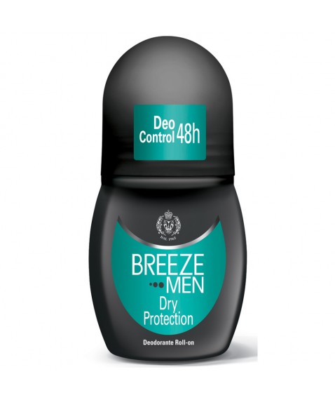 BREEZE MEN Dry Protection Deodorante Roll On 50ml