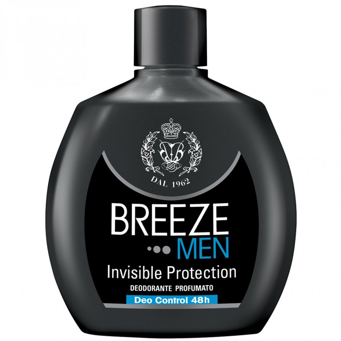 BREEZE MEN Invisible Protection Deodorante Squeeze 100ml