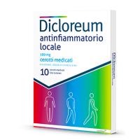 Dicloreum Antinfiammatorio locale - 10 Cerotti medicati