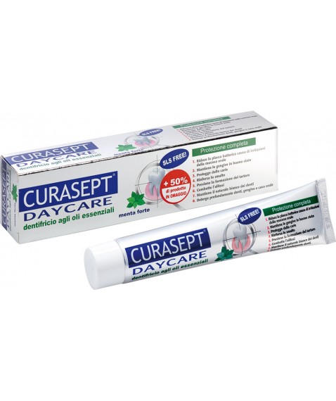 Curasept Daycare Protezione Completa - Dentifricio Gusto Menta Forte 75ml