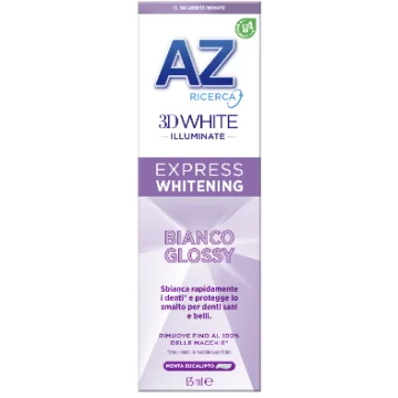 AZ DENTIFRICIO 3D WHITE ILLUMINATE EXPRESS WHITENING BIANCO GLOSSY