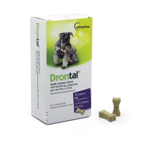 DRONTAL CANE MULTI AROMA CARNE FARMACO CONTRO VERMI E PARASSITI DELL'INTESTINO 24 COMPRESSE DRONTAL CANE MULTI AROMA CARNE FARMACO CONTRO VERMI E PARASSITI DELL'INTESTINO 24 COMPRESSE