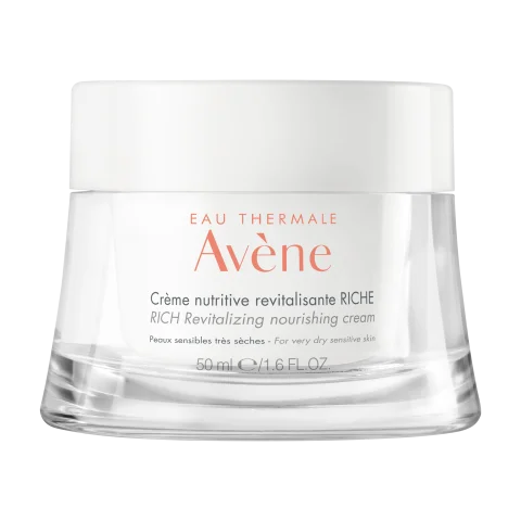Av&egrave;ne Eau Thermale Crema Nutritiva Rivitalizzante Ricca per Pelli Molto Secche 50 ml - Trattamento Rivelatore di Bellezza Naturale