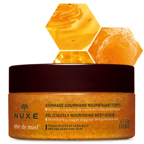 Nuxe Rêve De Miel Esfoliante Corpo Nutriente 175 ml - Per pelli secche e sensibili Nuxe Rêve De Miel Esfoliante Corpo Nutriente 175 ml - Per pelli secche e sensibili