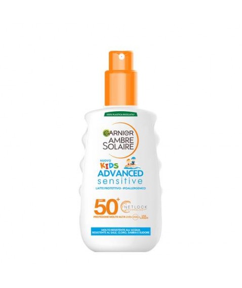 GARNIER AMBRE SOLAIRE SPRAY ADVANCE SENSITIVE BABY SPF50+ 200ML