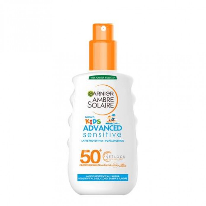 GARNIER AMBRE SOLAIRE SPRAY ADVANCE SENSITIVE BABY SPF50+ 200ML