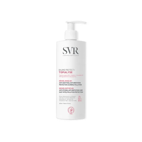 SVR Topialyse Baume Protect+ Balsamo Corpo 400 ml - Lenisce ripara e protegge la pelle soggetta ad allergie dalle aggressioni ambientali