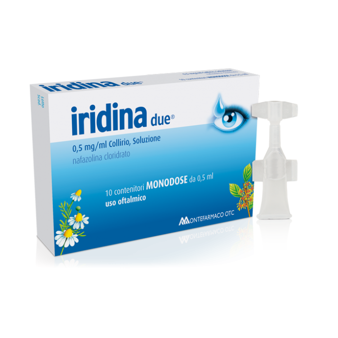 Iridina Due® Collirio decongestionante 10 Flaconi da 0.5ml