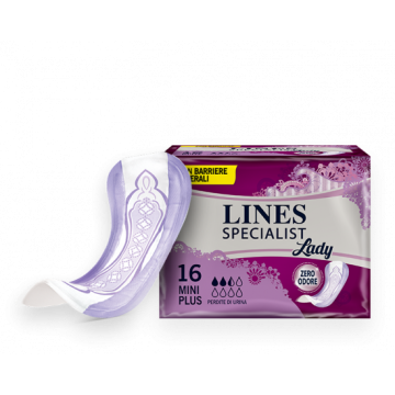 Lines Specialist Mini Plus Lady Assorbenti Femminili 16 Pezzi