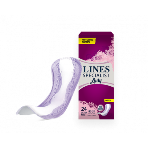 Lines Specialist Ultra Mini Lady Assorbenti Femminili 24 Pezzi Lines Specialist Ultra Mini Lady Assorbenti Femminili 24 Pezzi