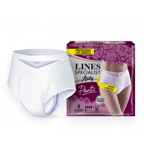 Lines Specialist Pants Discreet Taglia M 8 Pezzi Lines Specialist Pants Discreet Taglia M 8 Pezzi