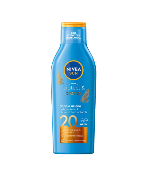 NIVEA LATTE SOLARE PROTECT & BRONZE FP20 200ml