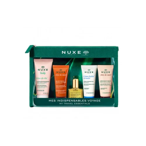 Nuxe Trousse Voyage: Kit da Viaggio con Prodotti Essenziali per la Cura della Pelle