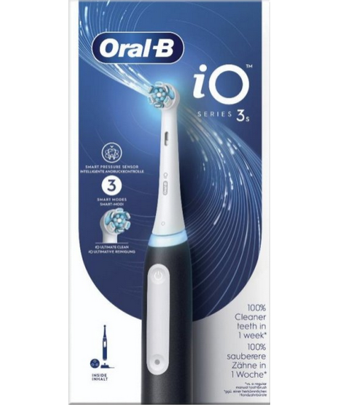 ORALB IO3s SPAZZOLINO ELETTTRICO COLORE NERO